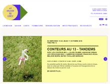 Tablet Screenshot of lamaisonduconte.com